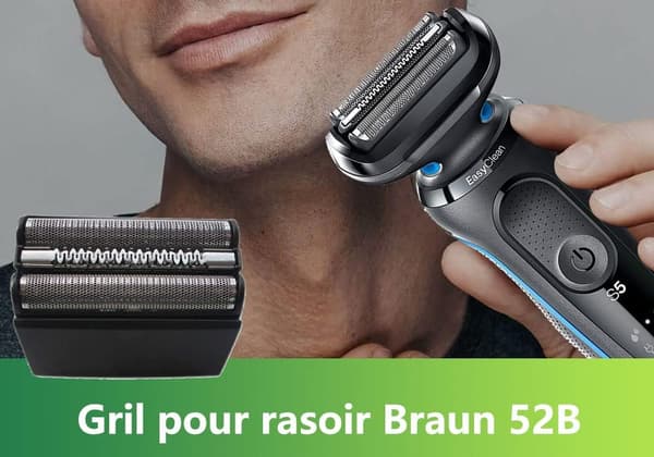 Erstatningshoved til Series 5 elektrisk shaver - 52B - Kompatibel