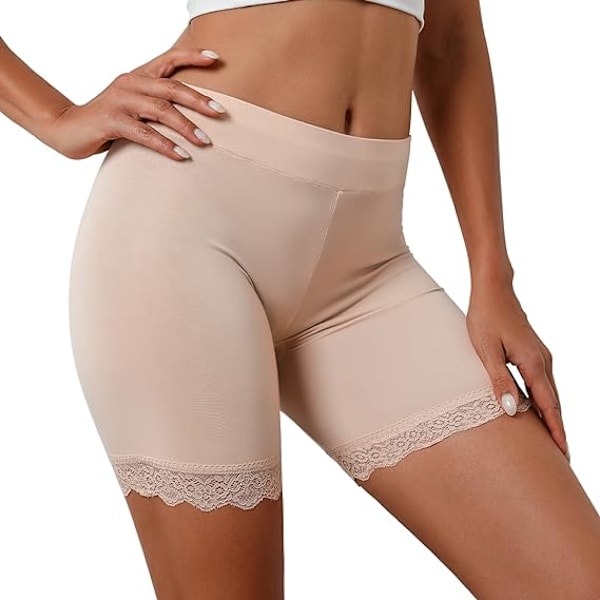 3PCS Kvinners Blonder Leggings Shorts Under Skjørt Trusser Briefs Stret
