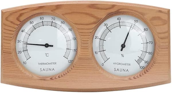 Sauna Termometer 2 i 1 Tre Thermo Hygrometer Termometer Hygro