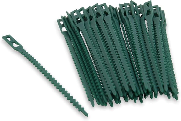 Växtbindare, grön, 130 mm, 50-pack