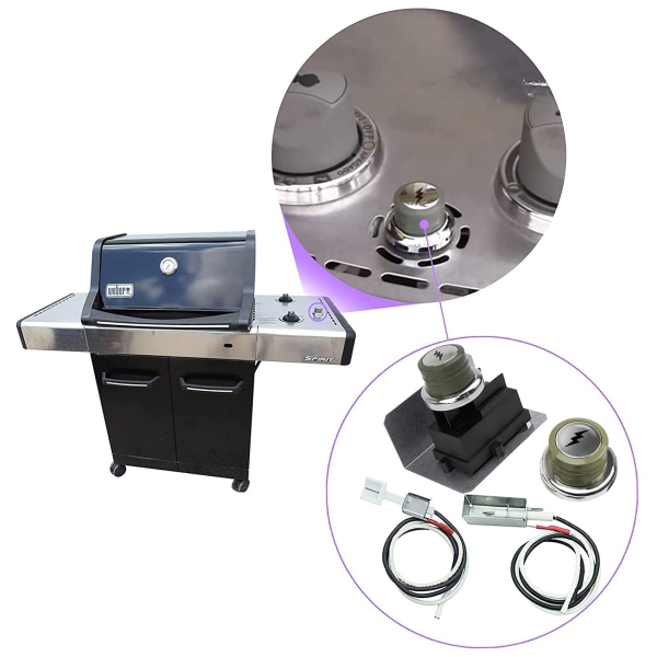 Weber Q1200 og Q2200 Gassgrill Tenningsett Reservedeler