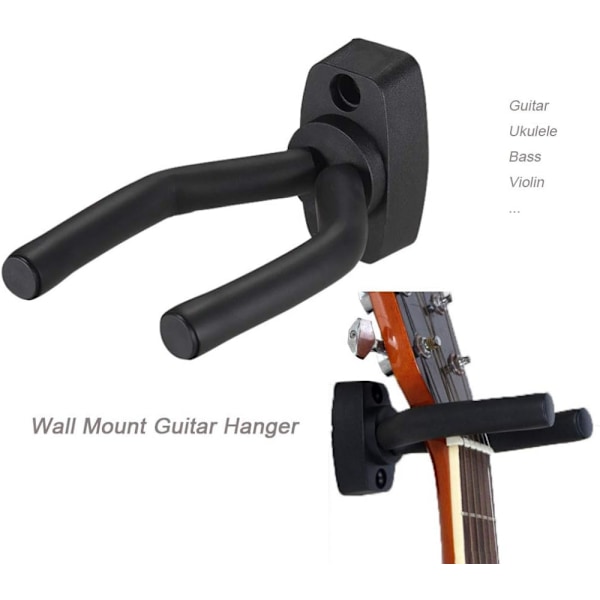 Gitarholder Gitar Veggmontert Krok 2 Pakke Gitarstativ