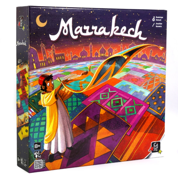 Teppehandler brettspillkort Marrakech Marrakech land grab des