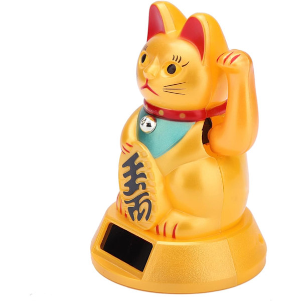 Lykkekatt, Lykkekatt som vinker med solenergi for hjemmet