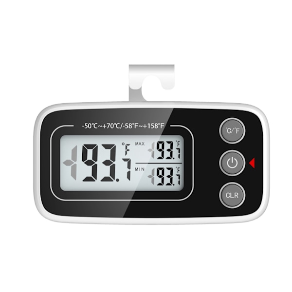 1-pack kylskåpstermometer, digital kyl- och frys termometer