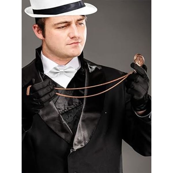 1920'ernes Mænd Fancy Dress Tilbehør Flapper Gangster Sæt Great Gats