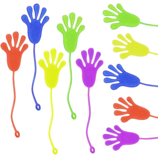 5-pack Sticky Hands, Sticky Stretchy Game, Random Colors, Novelty