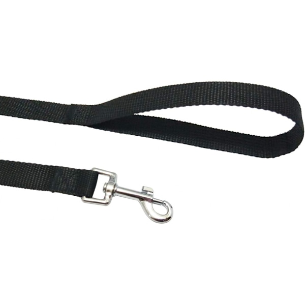 1PC Hundeleie 10m Svart, Hundetreningsbånd, Langt Bånd, Egnet f