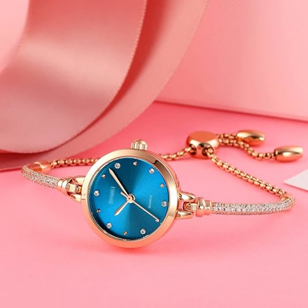 (Grønn) Klokke Dame Analog Kvarts Klokke Diamant-innlagt Brace