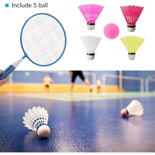 Badmintonset för barn, 1 par lätta badmintonracketar för barn