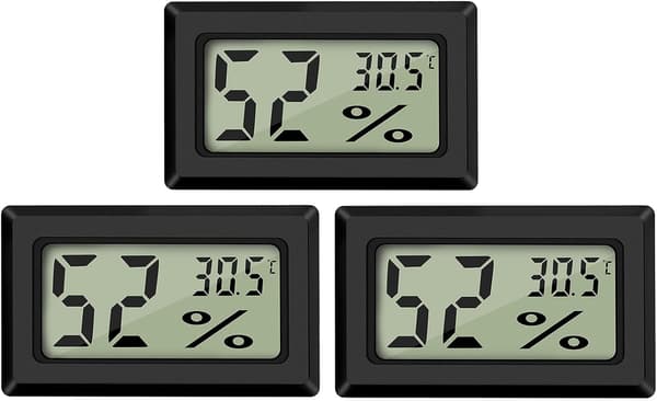 Mini digital LCD (3 stk - A) termometer hygrometer temperatur H