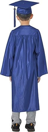 Preschool Gown Graduation Cap Barnfotografering Kostym Royal