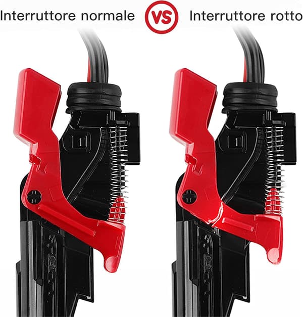 Trigger V11 V10, forsterket bryterknapp for Dyson passer til Dyson va