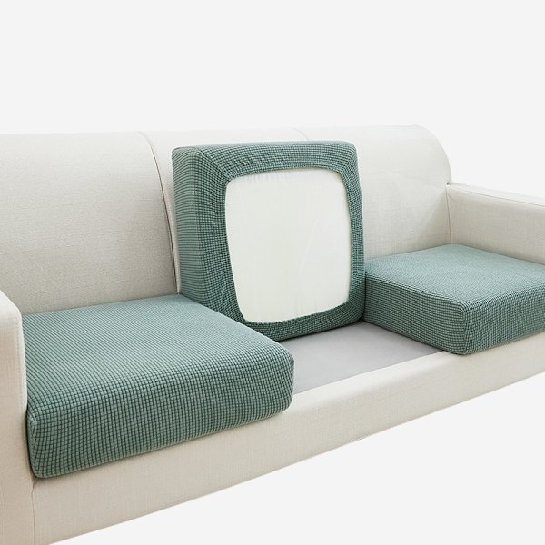 Grøn Høj Elastisk Sofa Sædebetræk Stue Sofa Sædebetræk Så