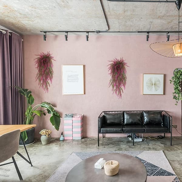 2 st, lila, konstgjord ormbunke falska växter Deco konstgjord Pla
