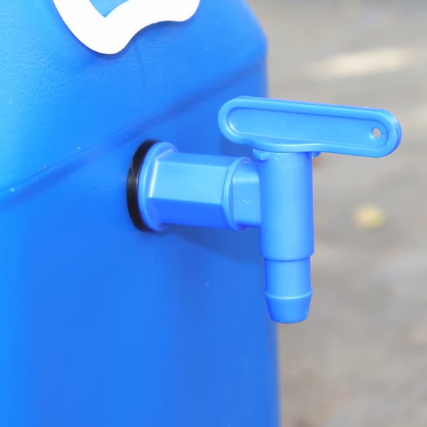 Tankkran 1000l (koppar) plast, IBC vattentankadapter, W