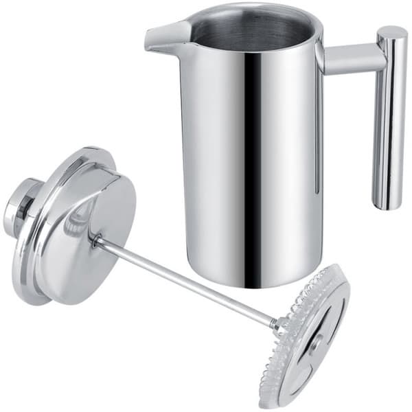 800 ml dobbeltlags rustfrit stål kaffemaskine