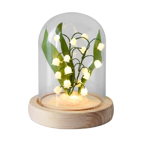 1 stk. Liljekonval Batteridrevne LED Dekorative Blomster Natlys