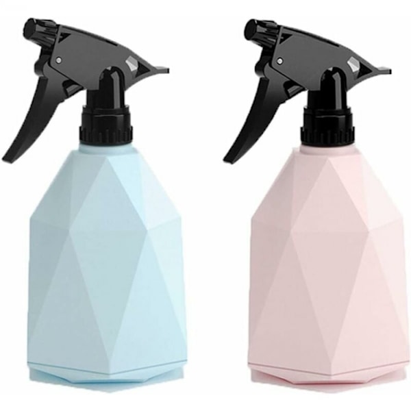 2 stk 600 ml multifunksjonell sprayflaske plastbokser plastspray