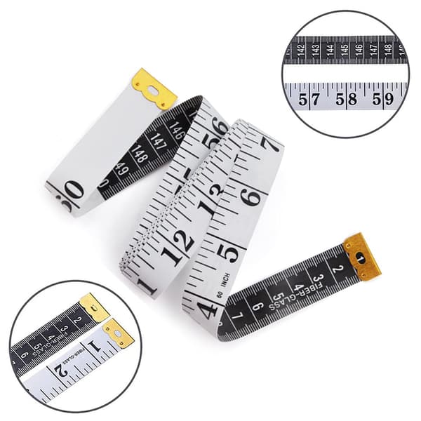 Dobbeltsidig sømmeter, 1,5 m 60 tommer skreddersydd
