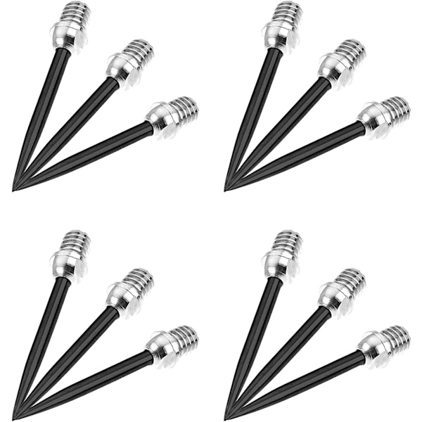 24-pack gummipilar för dart - stålspetsar - metallspets för stålpilar