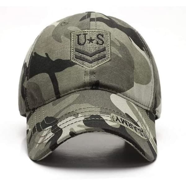 Camouflage baseballkasket, militær hær camo baseballkasketter bomuld