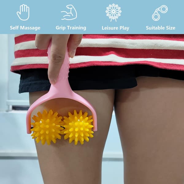 Massage Roller för Celluliter (Rosa, Gul) Massage Roller med H