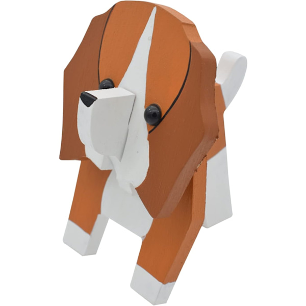 1 stk. træ 3D dyr (hund) form brillerholder, solbrillerholder