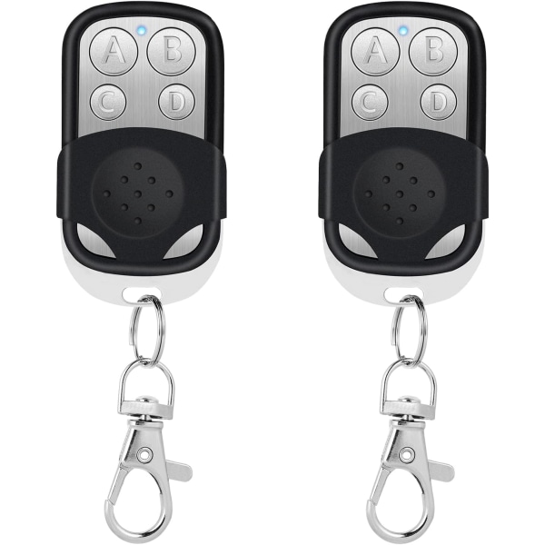 Universal fjärrkontroll för garageport, 2 universalfjärrkontroller för garageport, D