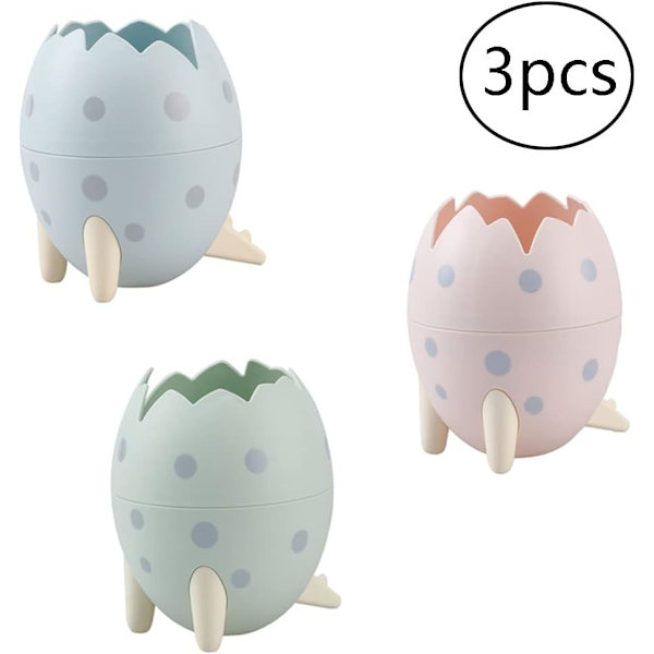 3 stk. blyantholderpotte i plast, blyantholder, blyantholder