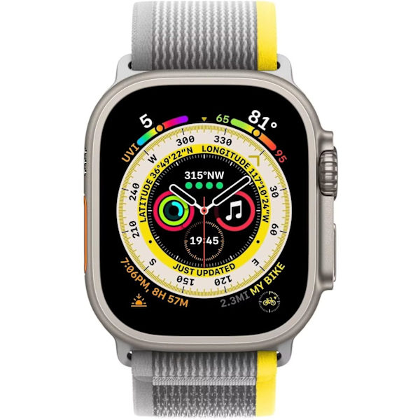 Beige + gul-kompatibelt Apple Watch-armband Apple 4567 Wild Trail
