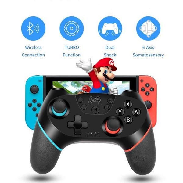 Trådlös handkontroll för Nintendo Switch, Bluetooth-joystick Switc