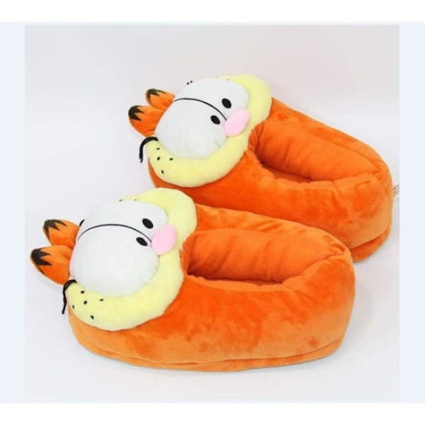 35-41 one size slippers sød orange kat plys soveværelse hjem slippe