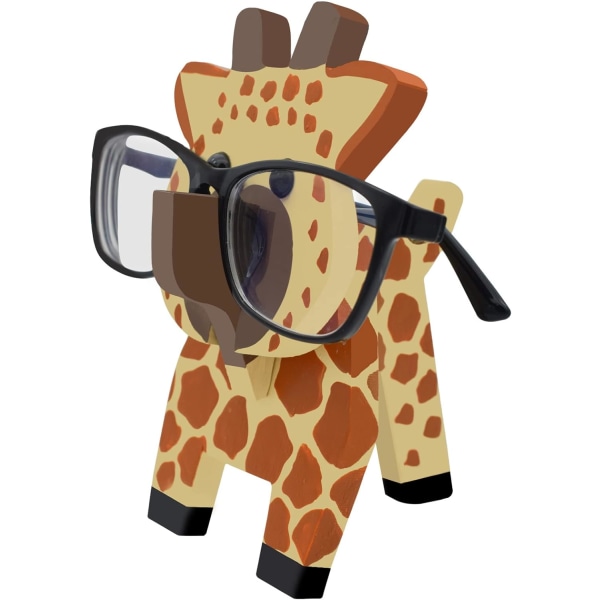 1 st Trä 3D Animal Shape Glasögonhållare (Giraff), Solglasögon