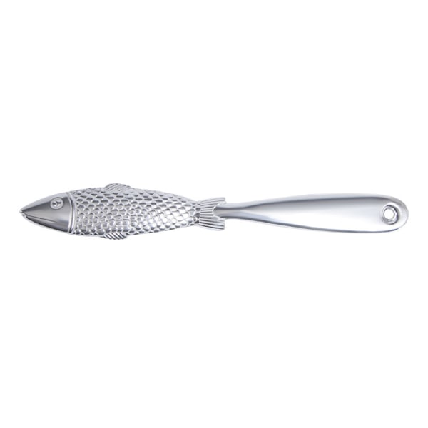 Kitchen Craft - Aluminium Fiskfjällsskrapa, 22 cm x 3,5 cm - Silverfärgad