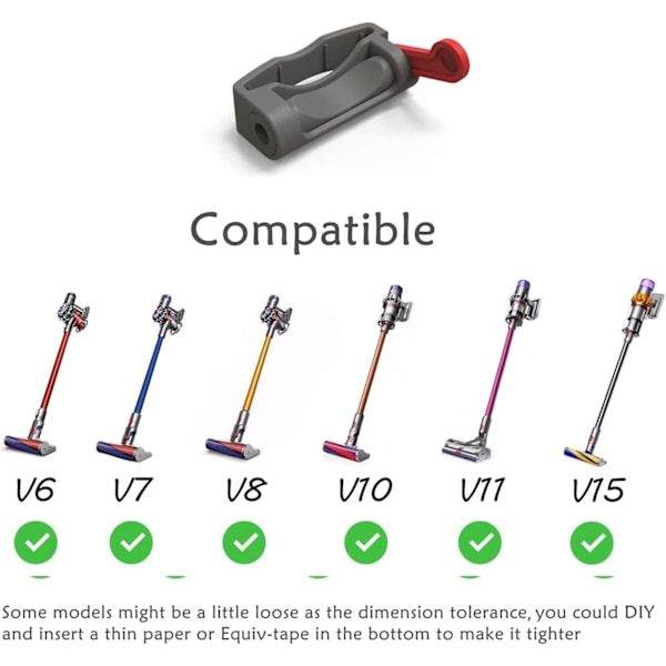 Til/fra-knap-kontrolklemme kompatibel med Dyson V15 V6 V8 V7 V10