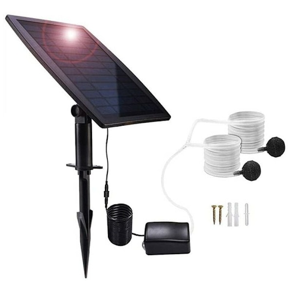 Utendørs solcelledrevet fontene, fontenepumpe, utendørs fontene, hage a