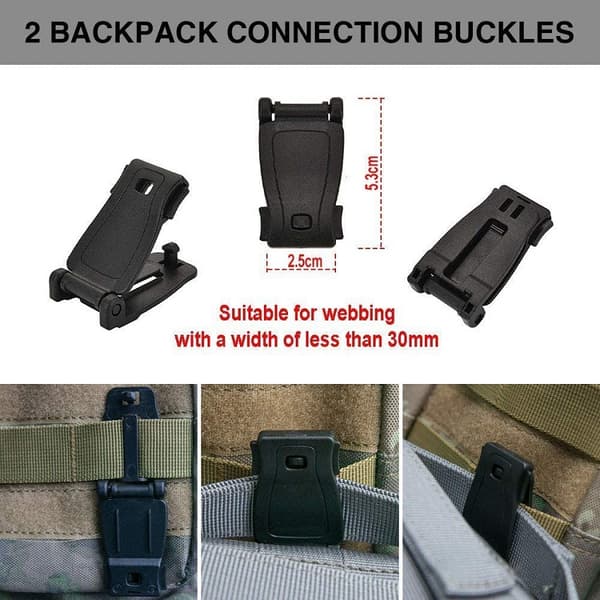 13 PCS Utomhus Taktisk Utrustning, Taktisk Ryggsäck Multifunktionell