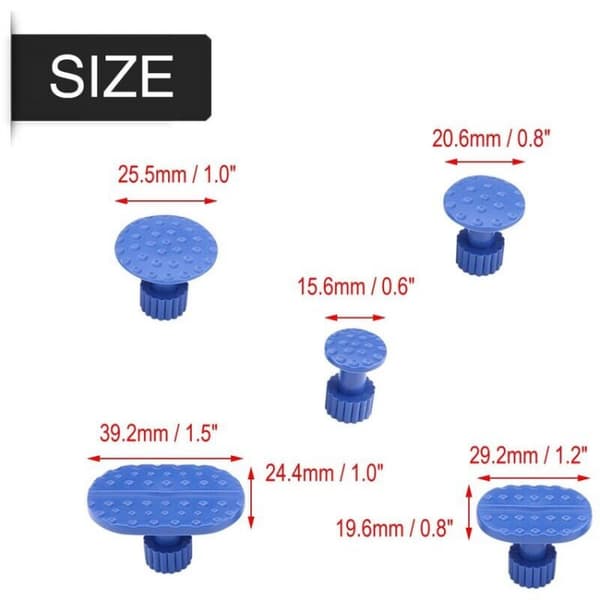 30 st Car Body Dent Removal Pulling Tabs Lackfria Reparationsverktyg G