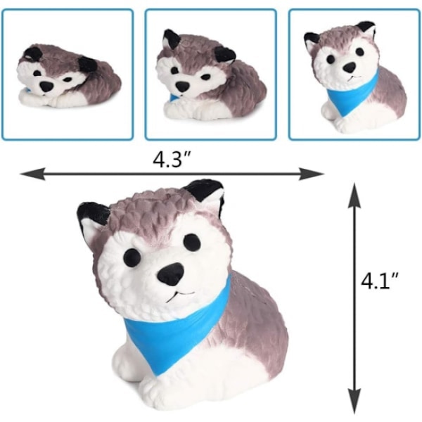 Hitaasti nouseva eläinlelu Kawaii Pehmeä lahjakokoelma Väri satunnainen