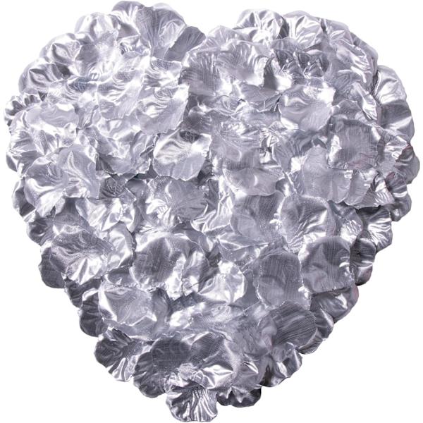 2000 Konstgjorda Rosenblad - Silver, för Alla Hjärtans Dag Äktenskapsförslag, Bröllopsdag Present