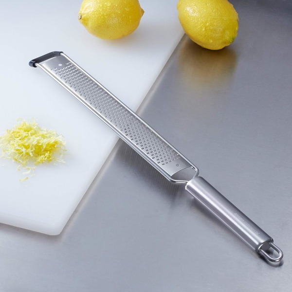 Rustfrit stål fint/zest-rivejern Smalt blad