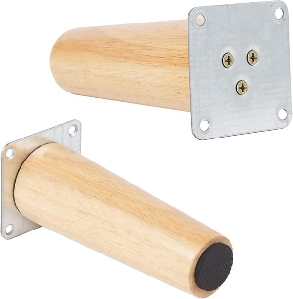 1,5 mm tjocka möbelbensfästen, 2-pack, industriella