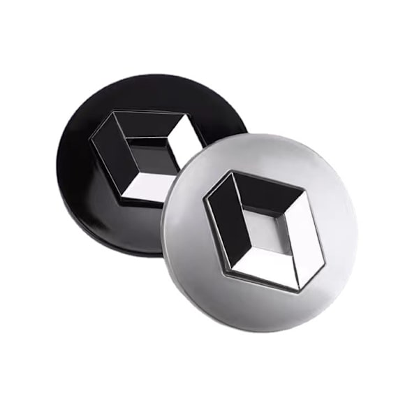 Sats med 4 st. navkapslar för Renault 57 mm aluminiumfälg - Emblem - Emblem -