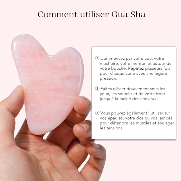 Gua Sha & Jade Roller, Ansikts Gua Sha, Hudvårdsprodukt för ansiktsroller