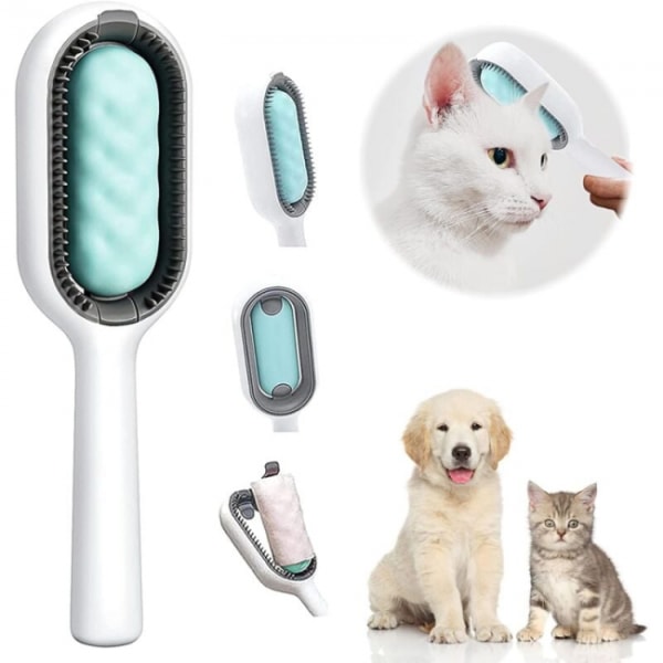 (Grön kattborste hundborste, universell anti-husdjurshårsborste, långhårig
