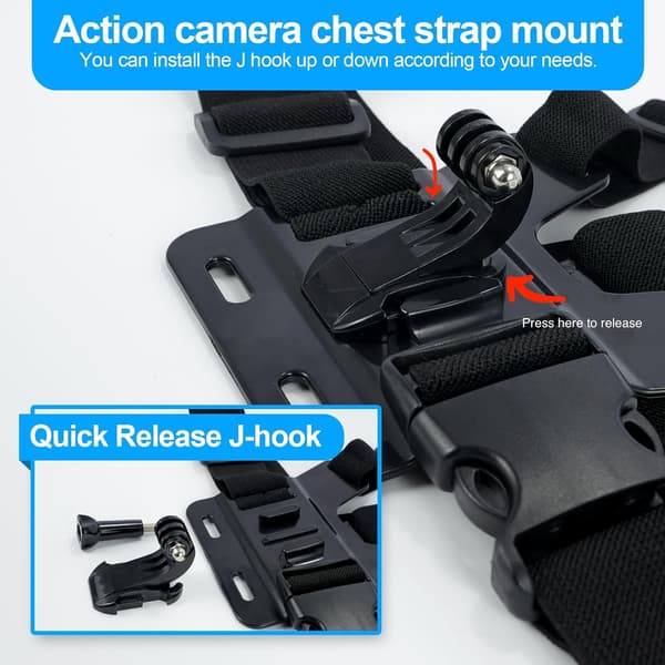 FAB Action Camera Straps, (Bröstsele) Kompatibel med alla Gop