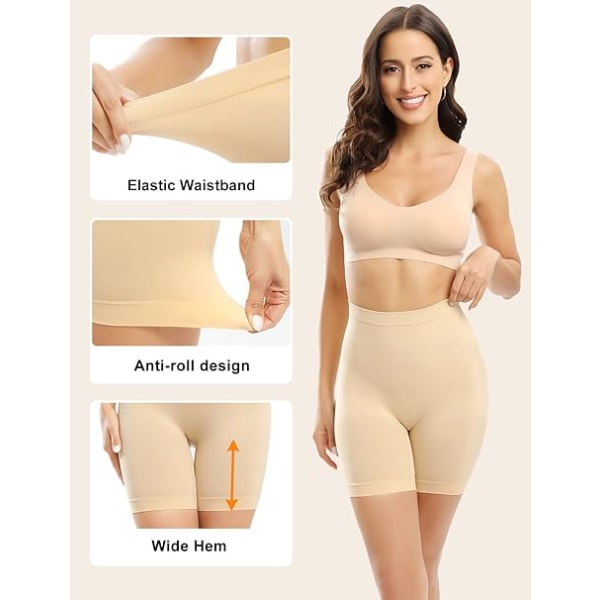 Kvinners høytlivs shapewear truser flat bunn shapewear slire