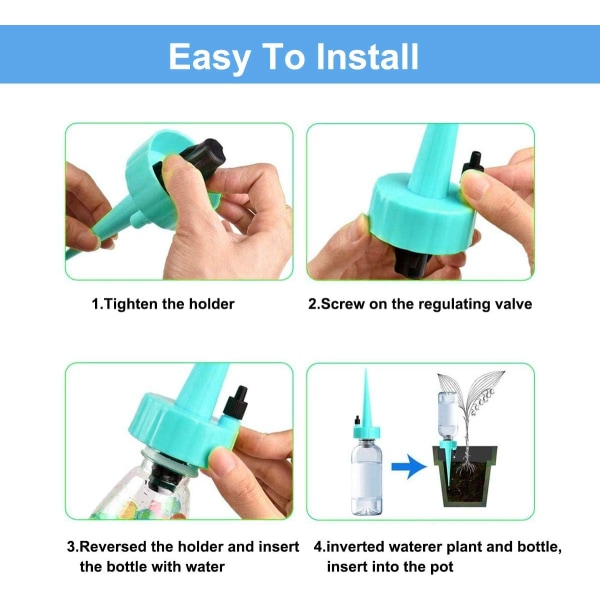 12 Pcs Adjustable Irrigation Drip Watering Kits Automatic Drip Wa