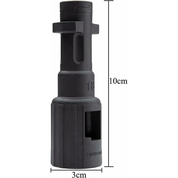 1 x Adapter til højtryksrenser bajonet, vasketilbehør, vask